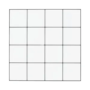 Moderne Minimalistische Weiße Geometrische Gitter 3D Wandaufkleber Selbstklebende Wasserdichte Ölabweisende PET Fliesenaufkleber Für Zuhause Badezimmer Küche Dekoration