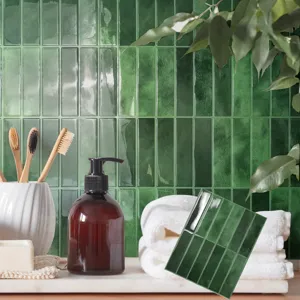 Autocollants de Carrelage Mosaïque 3D pour Crédence de Cuisine Salle de Bain Imperméables Résistants à l'Huile et à la Chaleur Stickers Muraux Auto-adhésifs