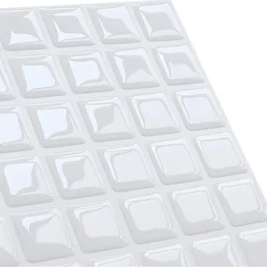 Adesivo murale mosaico 3D bianco piastrelle autoadesive impermeabili per cucina.