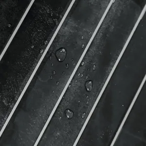 Waterproof black kitchen wallpaper tile sticker with oil-proof heat-resistant textured surface