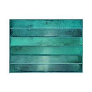 Vintage green self-adhesive tile sticker for kitchen oil-proof kitchen wall decoration