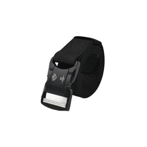 Mens tactical nylon belt with quick release metal buckle for outdoor sports and daily wear.