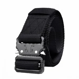 3.8cm heavy duty tactical belt with quick release cobra buckle for outdoor activities