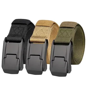 Cintura tattica da uomo in lega di alluminio resistente disponibile in tre colori