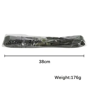 Taktischer Außengürtel aus grünem Nylon mit Schnellverschluss, 176g, 38 cm lang