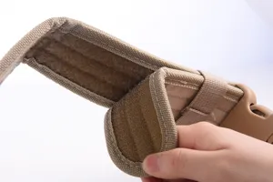 Taktischer Gürtel Detail mit EVA-Schaumpolsterung, strapazierfähigem Nylon und Klettverschluss.