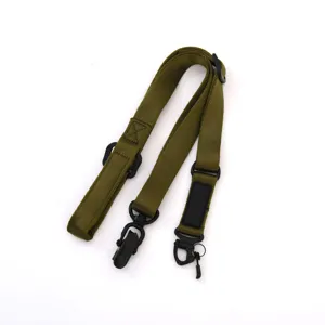 Army Green Tactical Sling Nylon Multifunctional Adjustable Single Point Rifle Strap Gear