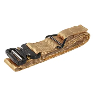 Tactical Cobra Buckle Belt Men Heavy Duty Nylon Webbing Work Belt Casual Outdoor