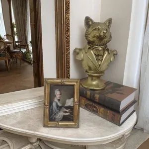 Europäischer Vintage Bilderrahmen gold retro Fotorahmen für Wohnzimmer und Schlafzimmer