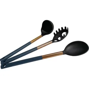 Heat Resistant Nylon Cooking Spoon Non-Stick Spatula Soup Ladle With Long Handle Modern Minimalist Kitchen Tools Gadgets For Home Cooking