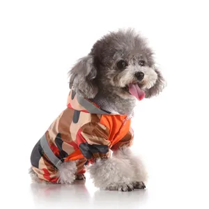 Mignon imperméable pour chien à quatre pattes étanche à séchage rapide vêtement pour animal.