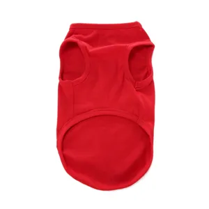 Gilet pour animal uni vetements de chien d'ete debardeur respirant leger pour petits animaux