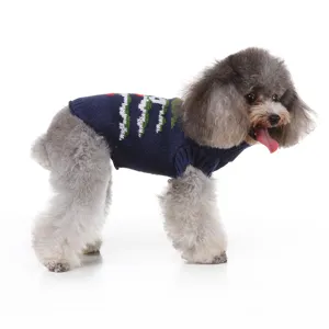 Chaud pull pour chien en tricot hiver vêtements pour animaux de compagnie élégants