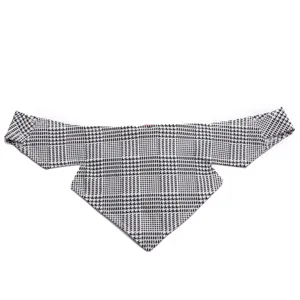 Klassieke houndstooth huisdier bandana slab voor honden katten feest bruiloft kleding.