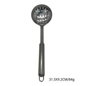 Espumadera duradera de acero inoxidable con dimensiones 31,5x9,2 cm y peso de 84 g