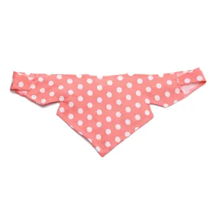 Roze stip huisdier bandana voor honden katten, schattig puppy slabbertje voor huwelijksfeest.