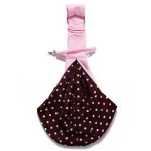 Breathable pet carrier sling bag adjustable puppy shoulder crossbody bag for outdoor travel