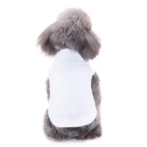 Gilet unicolore d'été pour chien vêtements respirants pour animaux mignon t-shirt chiot