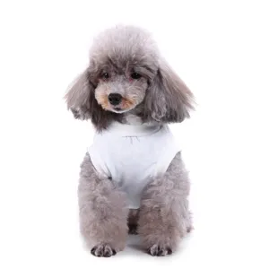 Gilet uni pour chien vêtements d'été pour animaux t-shirt sans manches respirant pour petits chiens