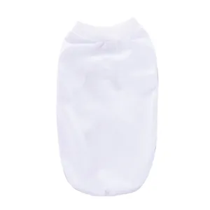 Détails du gilet pour chien blanc uni, vêtements d'été respirants pour animaux et t-shirt basique.