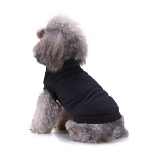 Gilet pour chien unicolore d'été vêtements pour animaux de compagnie sans manches