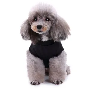 Gilet pour chien unicolore d'été t-shirt pour animal respirant vêtements basiques petits chiens