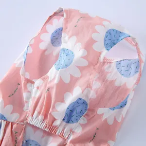 Robe pour animal de compagnie rose été respirante chiot mignon marguerite vêtements chat chien