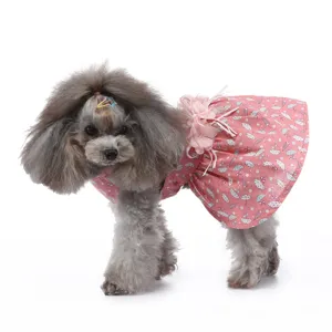 Jolie robe d'été pour animal de compagnie vêtements légers et respirants pour chien et chat