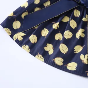 Jolie robe florale pour animaux de compagnie, jupe d'été respirante pour chiot et chat.