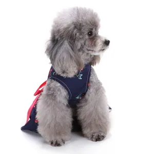 Süsses Kirschenmuster Hundekleid für Sommer kleine Haustiere Kleidung mit schöner Schleife