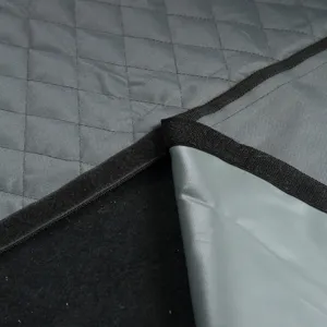 Waterproof pet car seat cover for dogs, rear seat protector with anti-slip backing