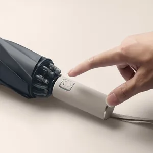 10-rib omgekeerde automatische paraplu met grote winddichte kap voor zakelijk en auto