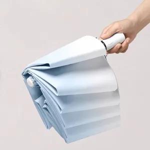 Automatischer Regenschirm mit Farbverlauf, UV-Schutz und Ein-Klick-Öffnung für Damen und Herren