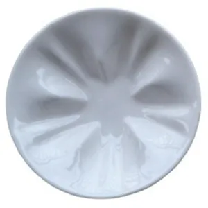 Bol à sauce en céramique blanche fleur de cerisier style japonais pour table de sushi