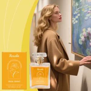 Exquisite rose scented perfume with long-lasting floral fragrance for romantic dates and daily wear.