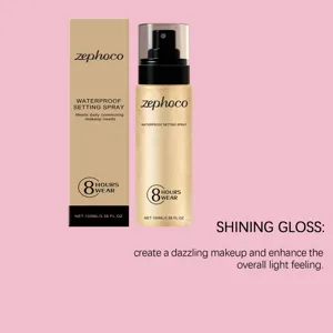 Zephoco αδιάβροχο σπρέι σταθεροποίησης μακιγιάζ 100ml, μακράς διαρκείας για τέλειο αποτέλεσμα.