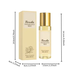 Διαστάσεις προϊόντος Roxelis Melon & Jasmine σπρέι αρώματος μπουκάλι 100ml