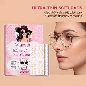 Detailansicht ultradünner weicher Brillen-Nasenpads für Make-up-Schutz ohne Fremdkörpergefühl