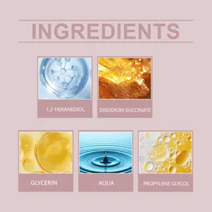 Vue détaillée des ingrédients du parfum végétal dont l'Aqua et la Glycérine