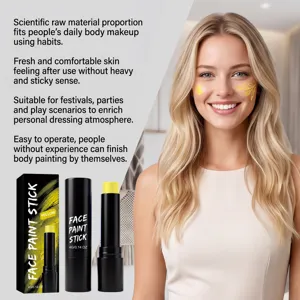Professioneller gelber Gesichtsbemalungsstift für Festivals und Körper-Make-up 4g