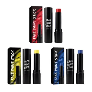 Bastoncini professionali per pittura viso e corpo rosso giallo blu set