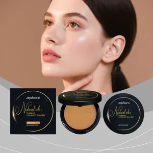 zephoco cipria compatta colore naturale polvere fissativa opacizzante trucco viso leggero