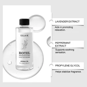EELHOE Huiles Parfumées 100ml d'Hôtel aux Extraits de Lavande et Menthe pour Relaxation