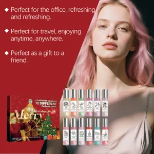 Set regalo profumo calendario dell'Avvento di Natale da 12 pezzi con fragranze diverse