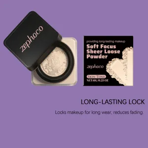 Zephoco Soft Focus πούδρα σε ελεύθερη μορφή για μακιγιάζ μεγάλης διάρκειας