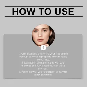 Guía de uso paso a paso para prebase de maquillaje hidratante