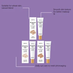 zephoco BB Tinted Care Primer SPF 30 σε τρεις αποχρώσεις για φυσικό τελείωμα δέρματος.