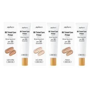 Zephoco BB Tinted Care Primer SPF30 Αντηλιακή Προστασία Βάση Μακιγιάζ Μακράς Διαρκείας Ενυδατικό Primer Προσώπου Διόρθωσης Τόνου