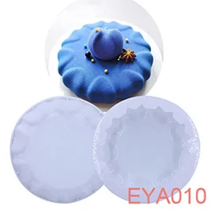 Premium 3D French Heart Silicone Mousse Cake Mold DIY Baking Pastry Tool White Color