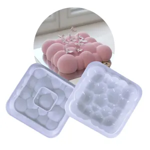 3D siliconen bakvorm in bubbelwolk-ontwerp voor Franse mousse en DIY-gebak decor